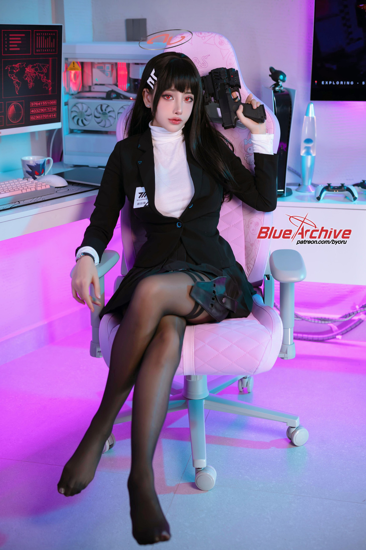 Cosplay 日本性感萝莉Byoru 調月リオ Tsukatsuki Rio