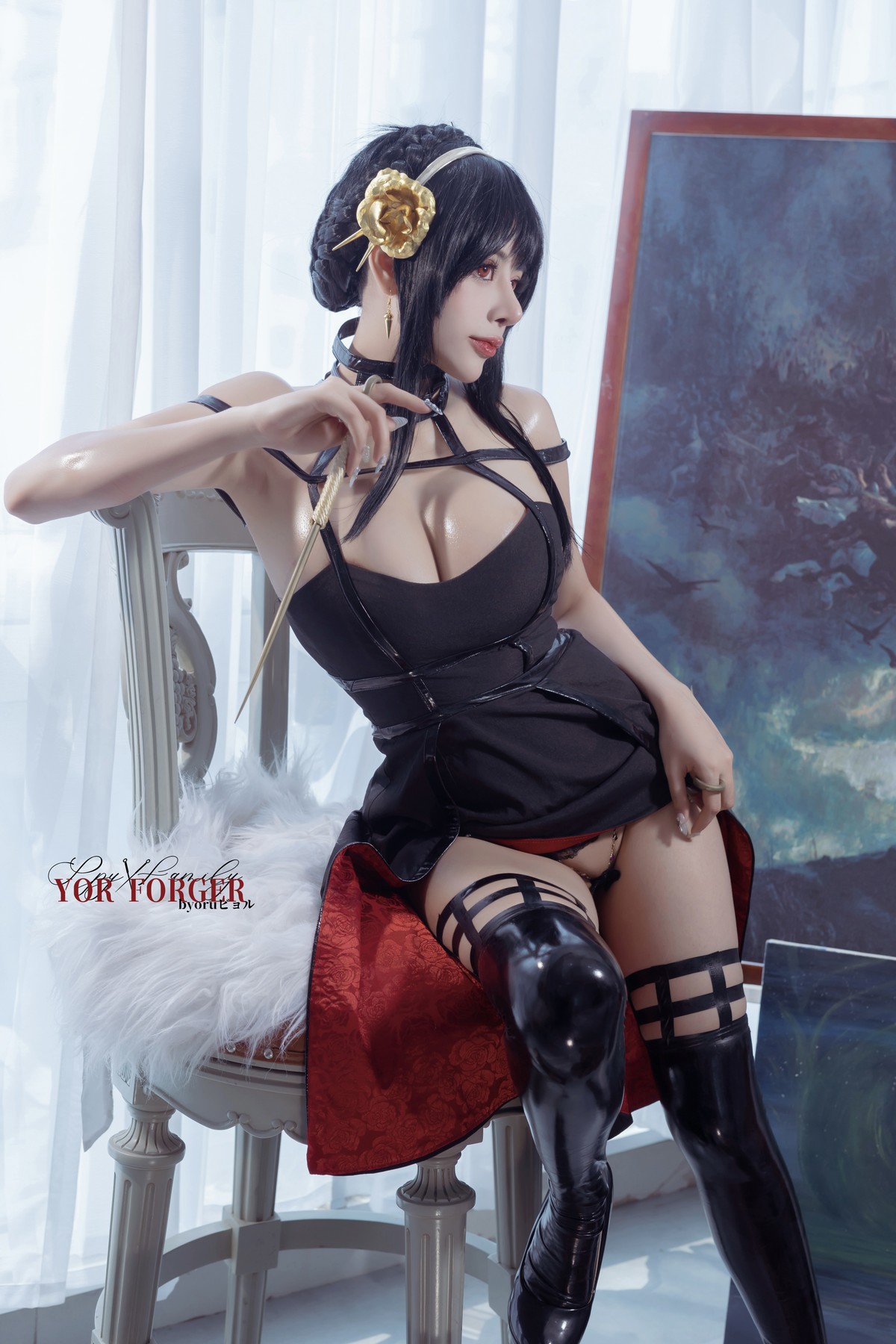 Cosplay 日本性感萝莉Byoru Yor Thorn Princess