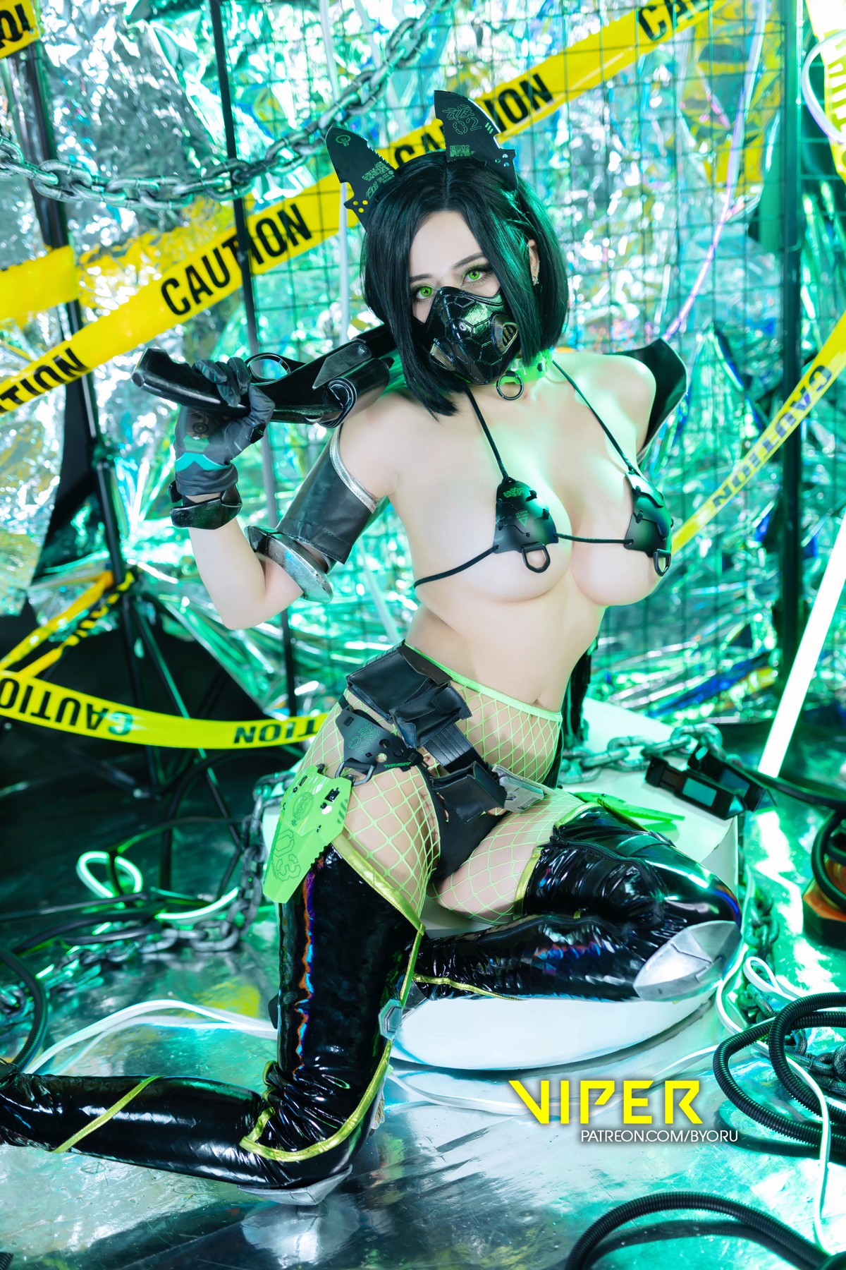 Cosplay 日本性感萝莉Byoru Viper Valorant