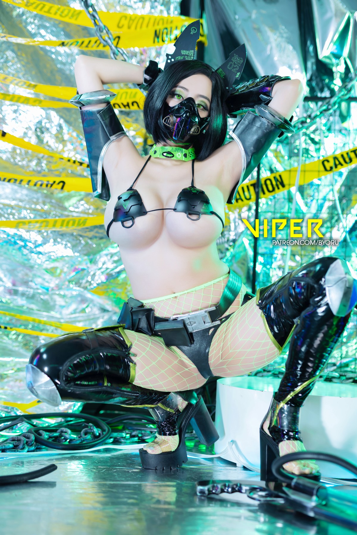 Cosplay 日本性感萝莉Byoru Viper Valorant