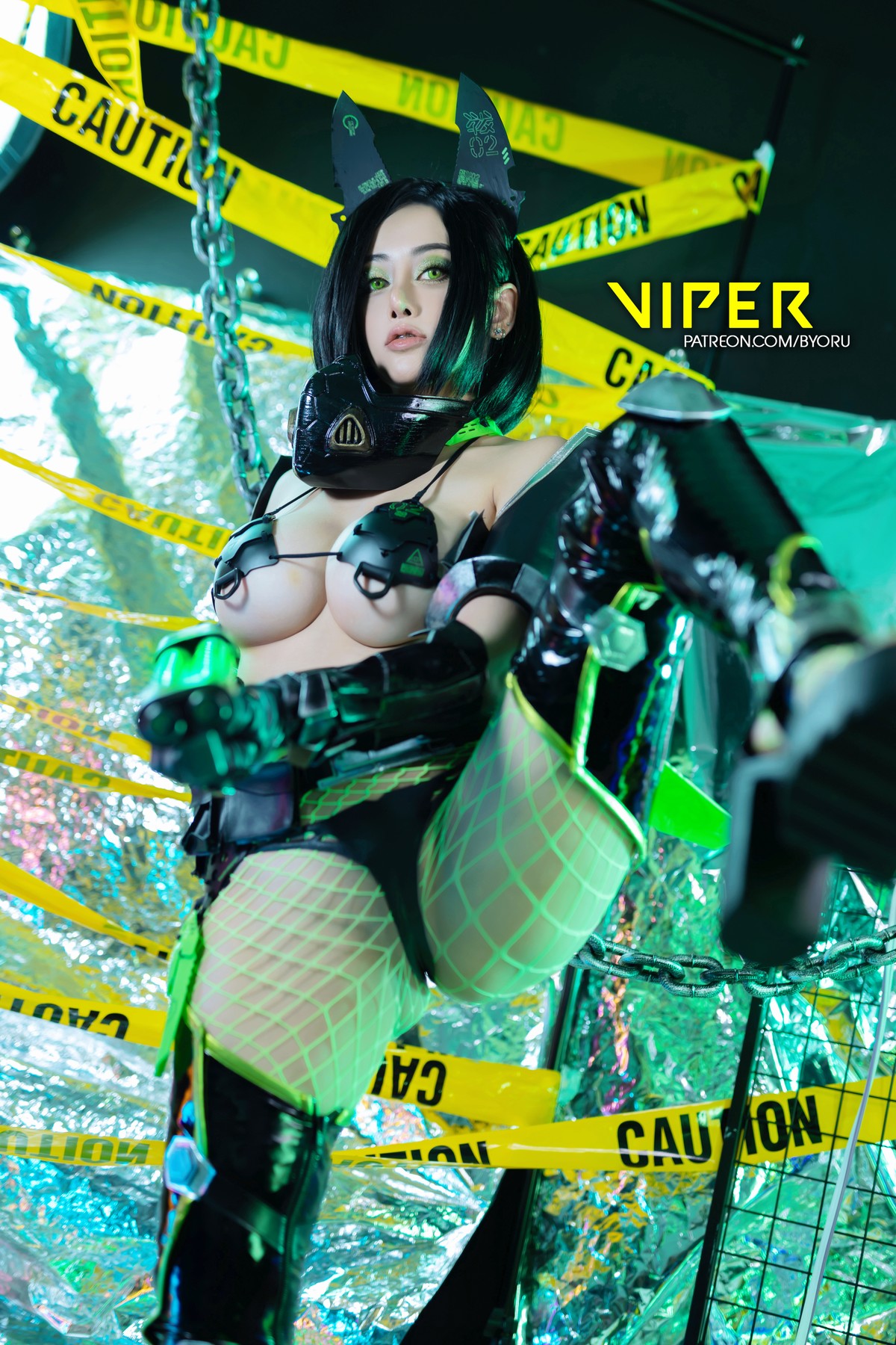 Cosplay 日本性感萝莉Byoru Viper Valorant