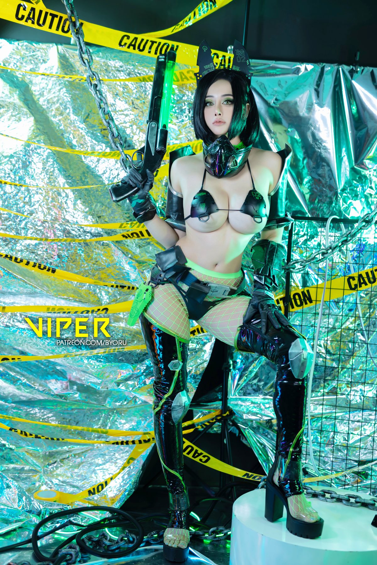 Cosplay 日本性感萝莉Byoru Viper Valorant