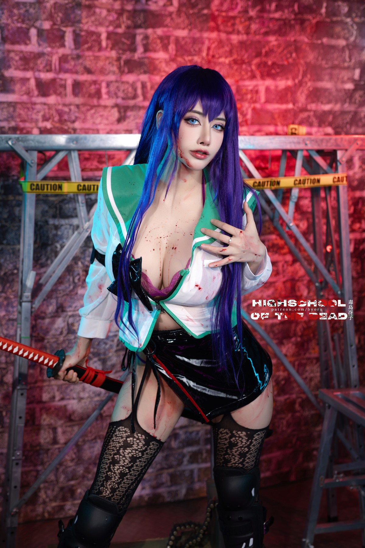 Cosplay 日本性感萝莉Byoru Saeko Busujima