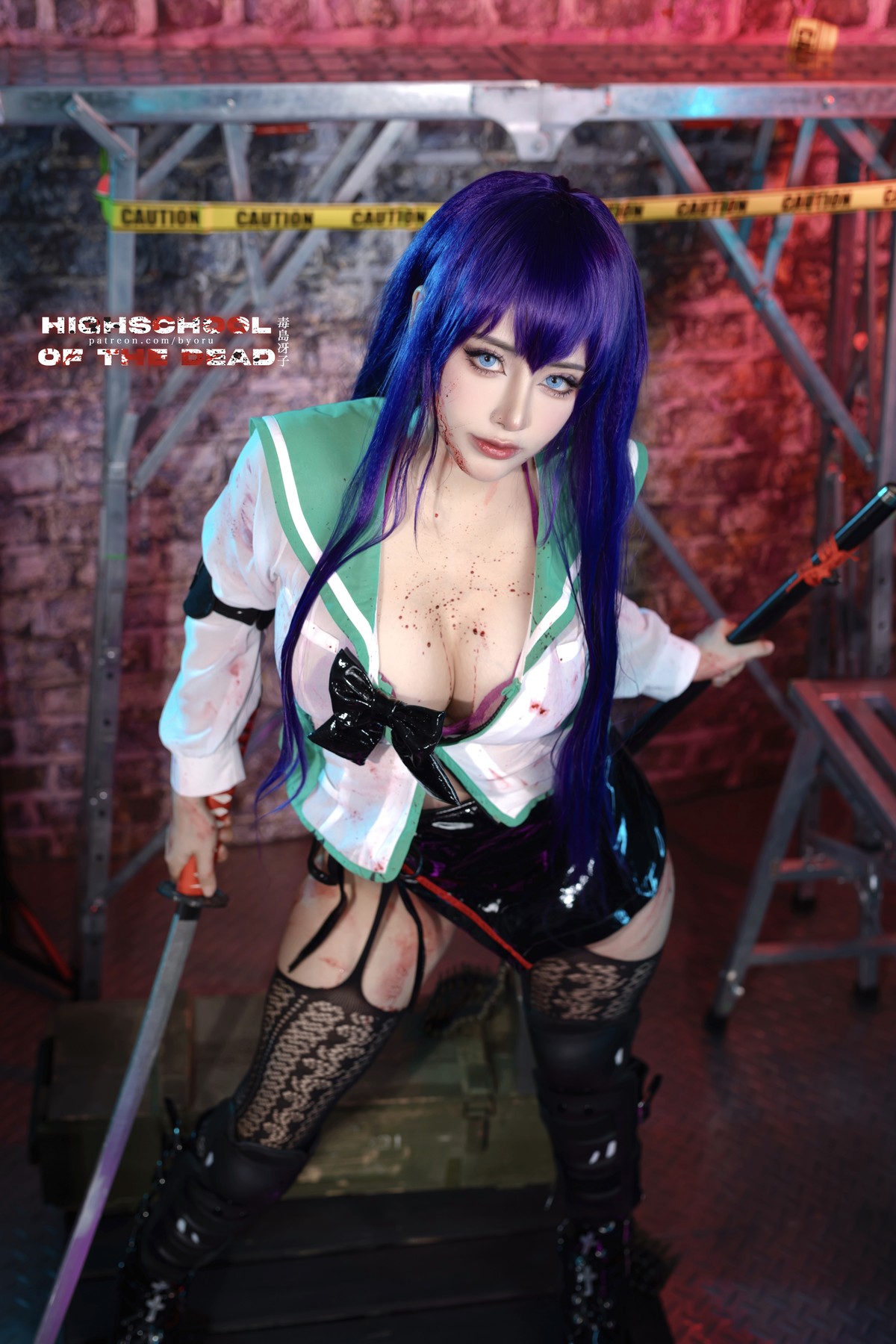 Cosplay 日本性感萝莉Byoru Saeko Busujima