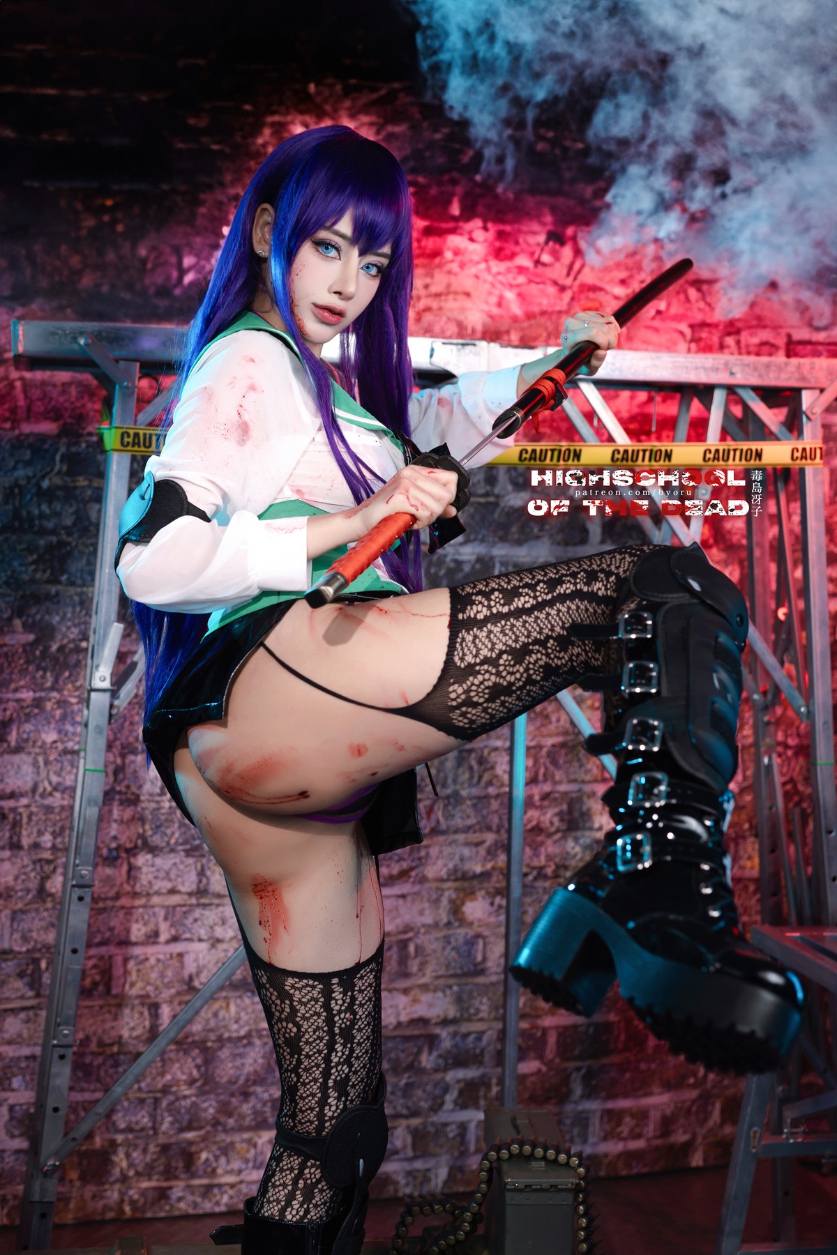 Cosplay 日本性感萝莉Byoru Saeko Busujima