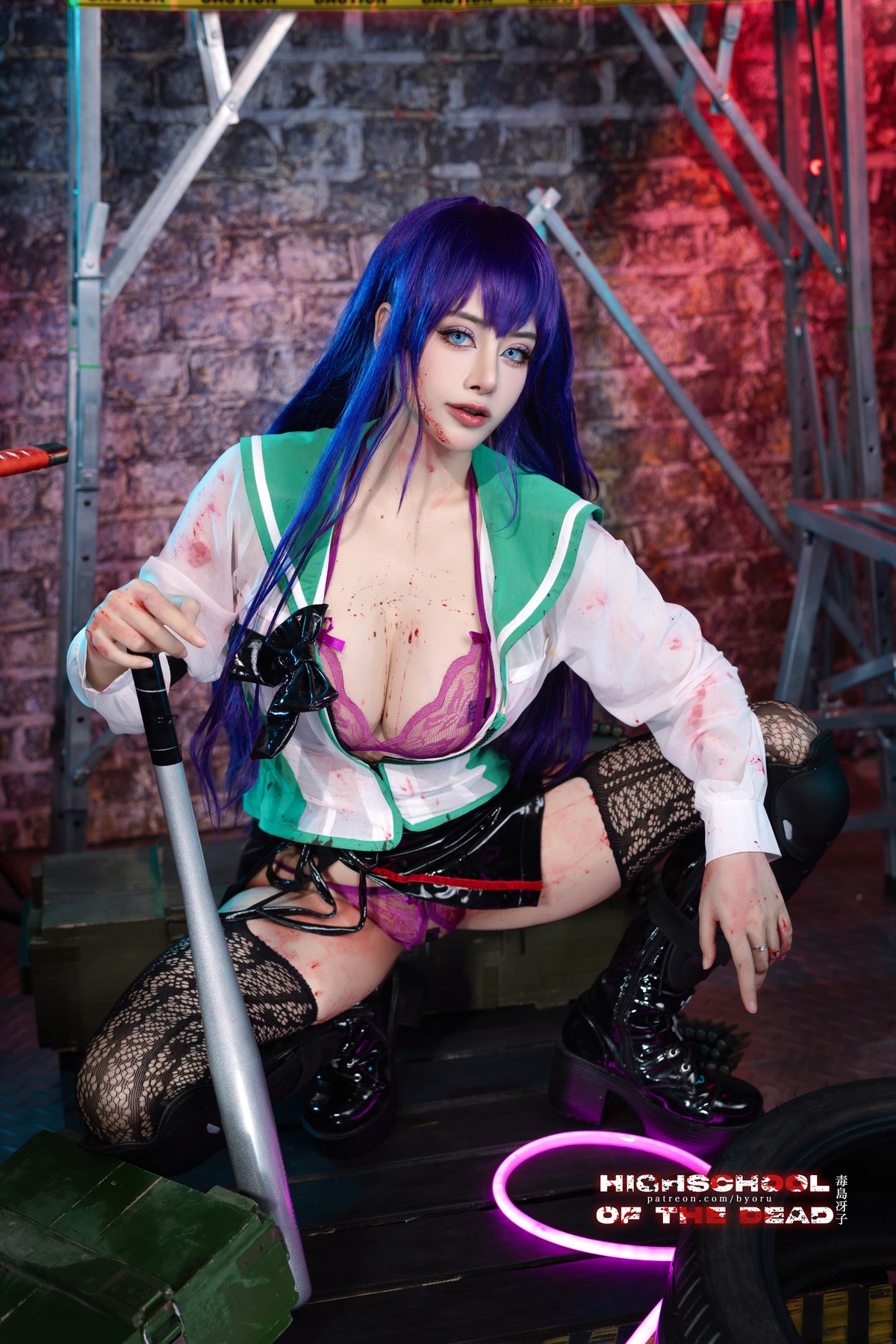 Cosplay 日本性感萝莉Byoru Saeko Busujima