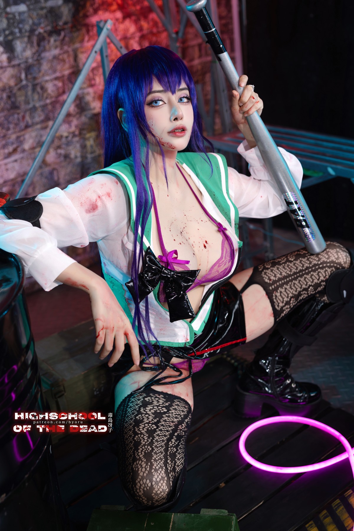 Cosplay 日本性感萝莉Byoru Saeko Busujima