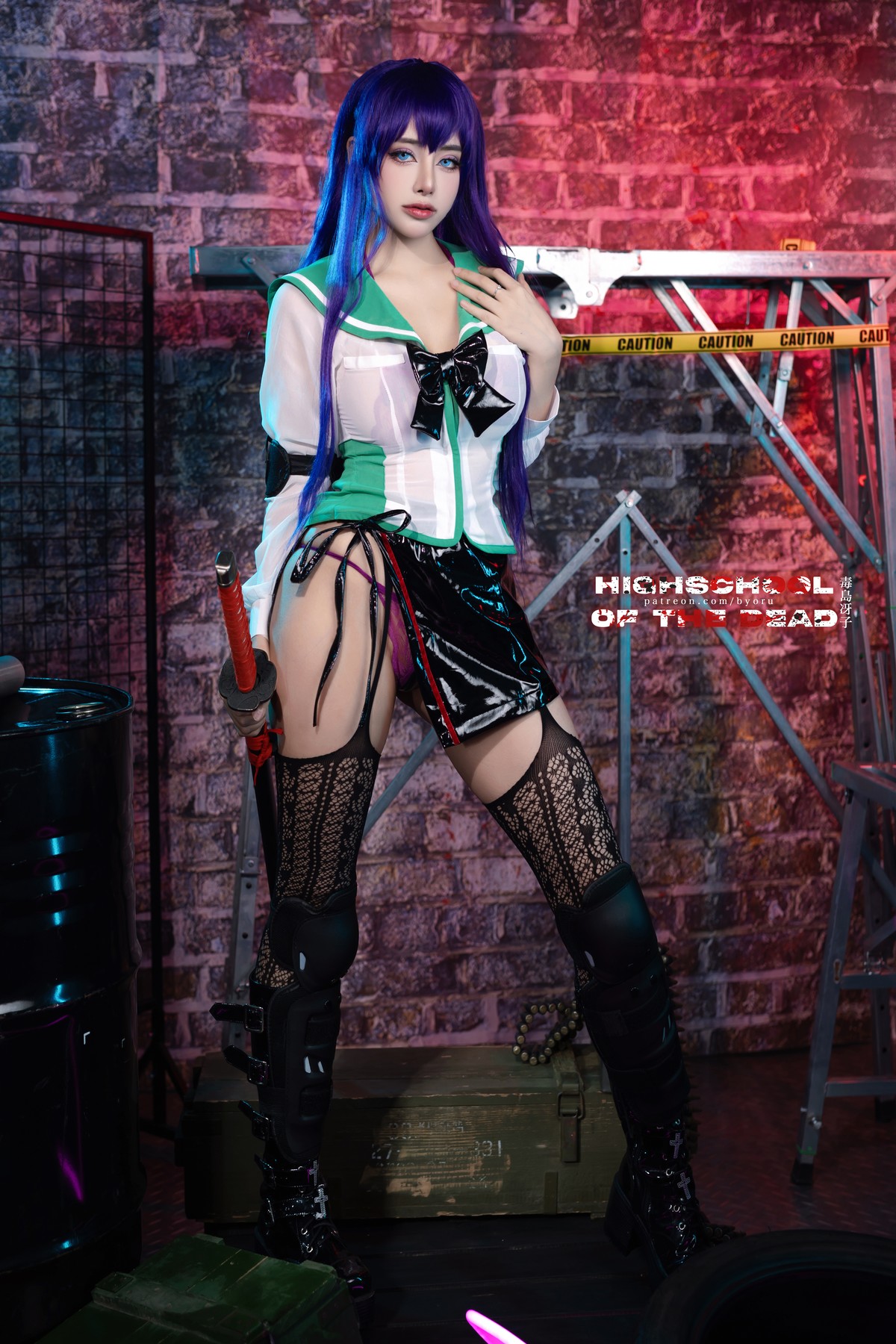 Cosplay 日本性感萝莉Byoru Saeko Busujima