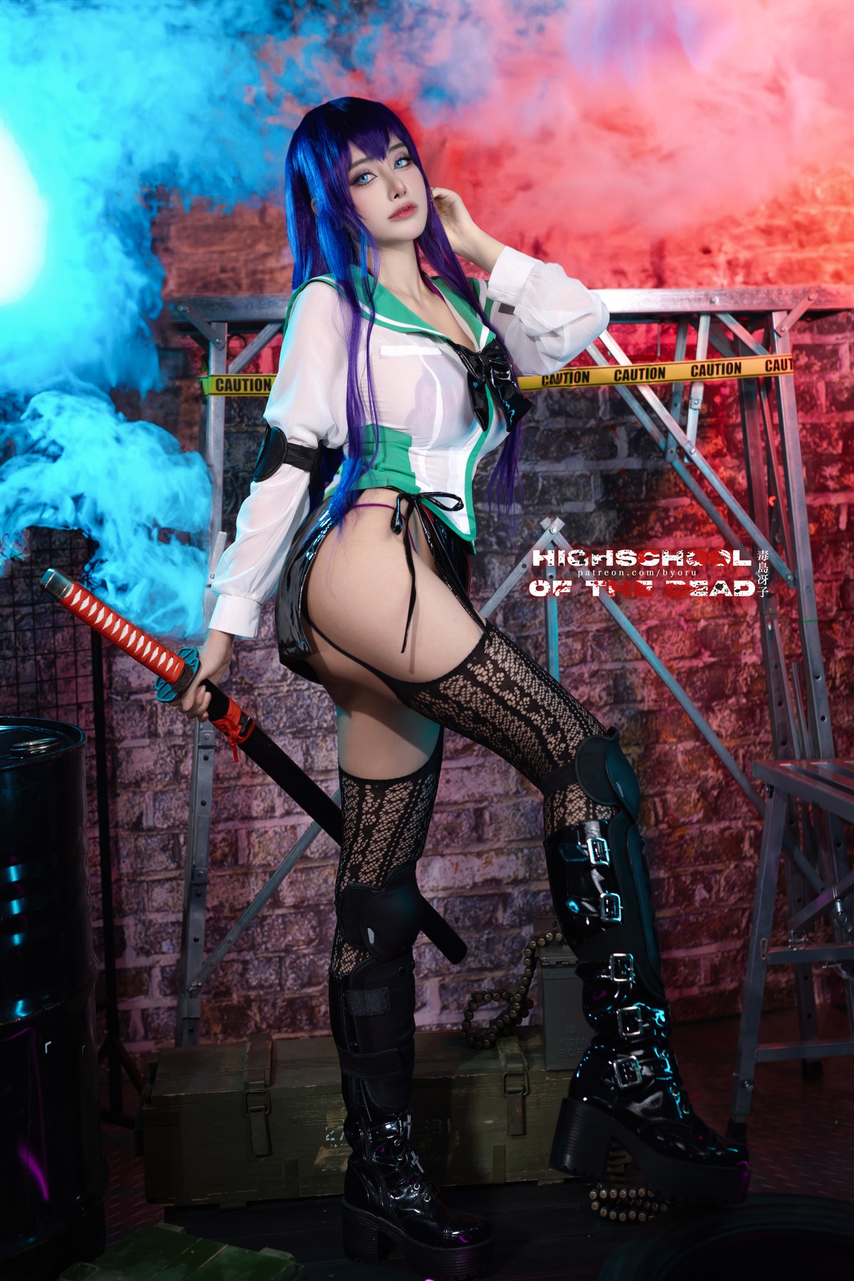 Cosplay 日本性感萝莉Byoru Saeko Busujima