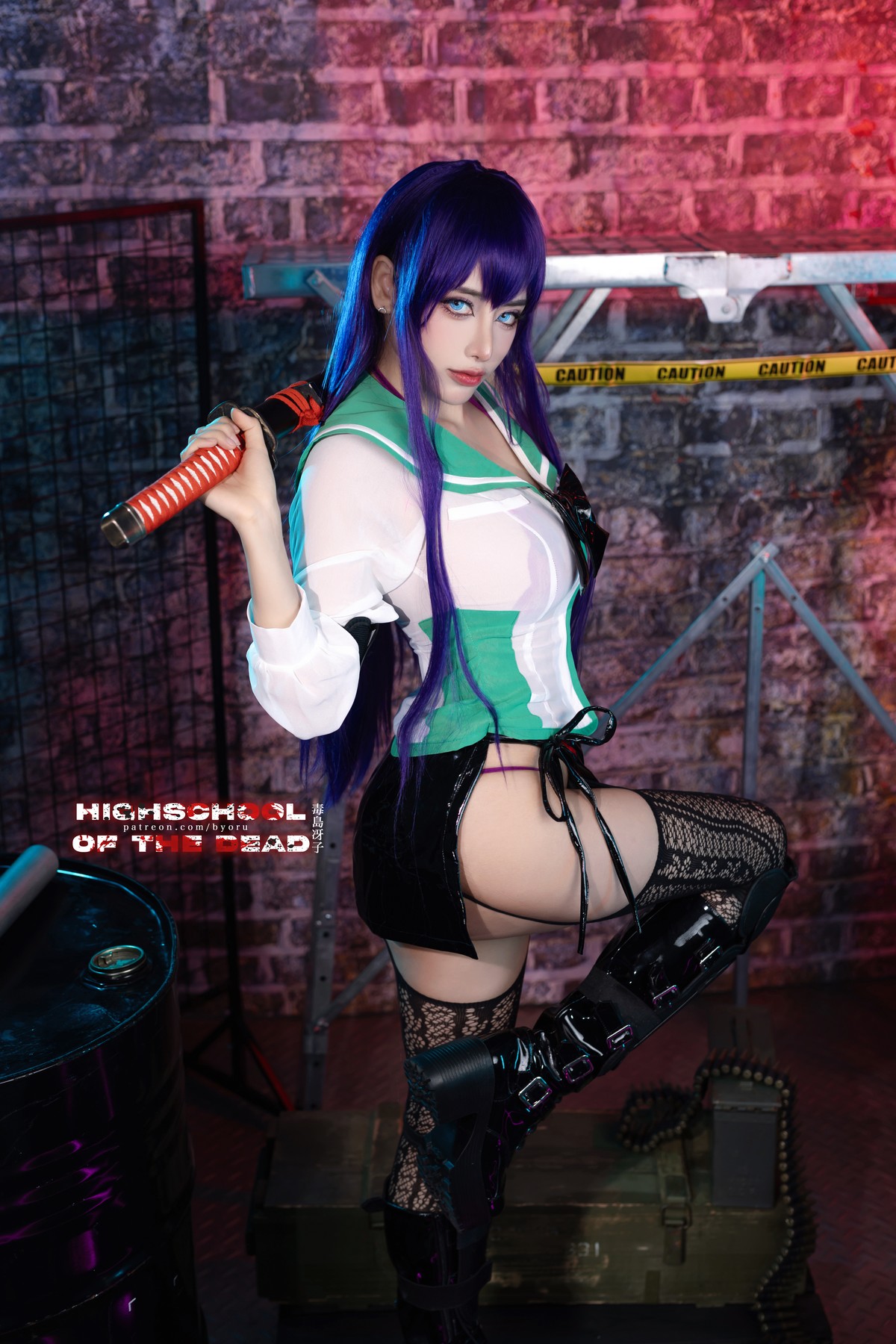 Cosplay 日本性感萝莉Byoru Saeko Busujima