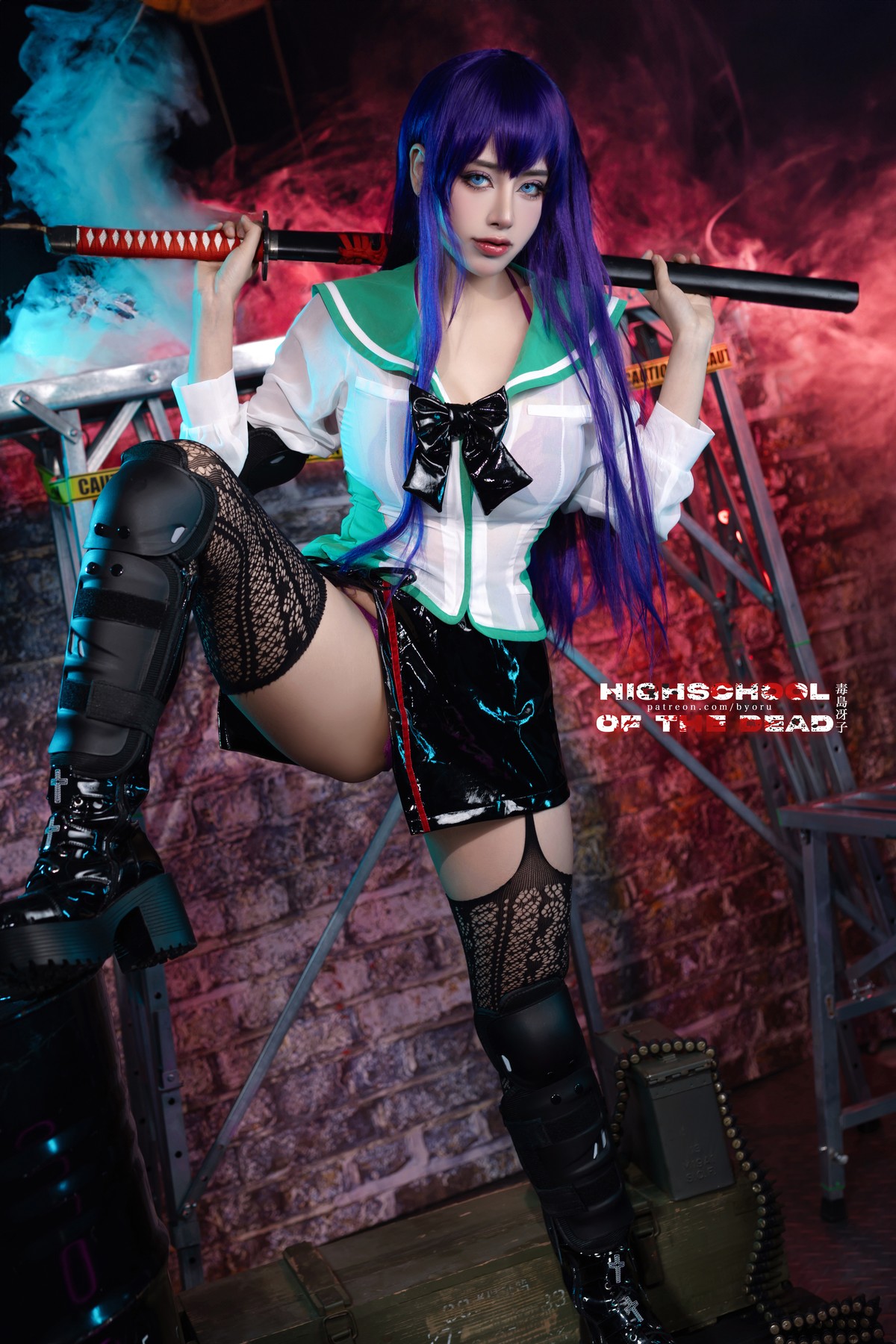 Cosplay 日本性感萝莉Byoru Saeko Busujima