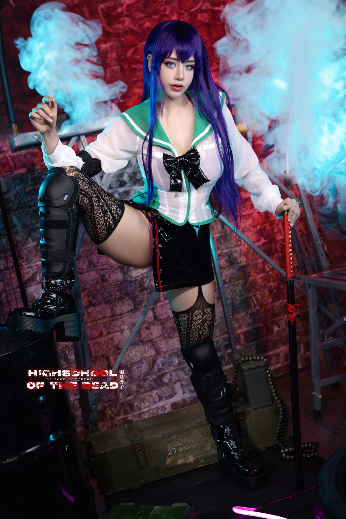 Cosplay 日本性感萝莉Byoru Saeko Busujima