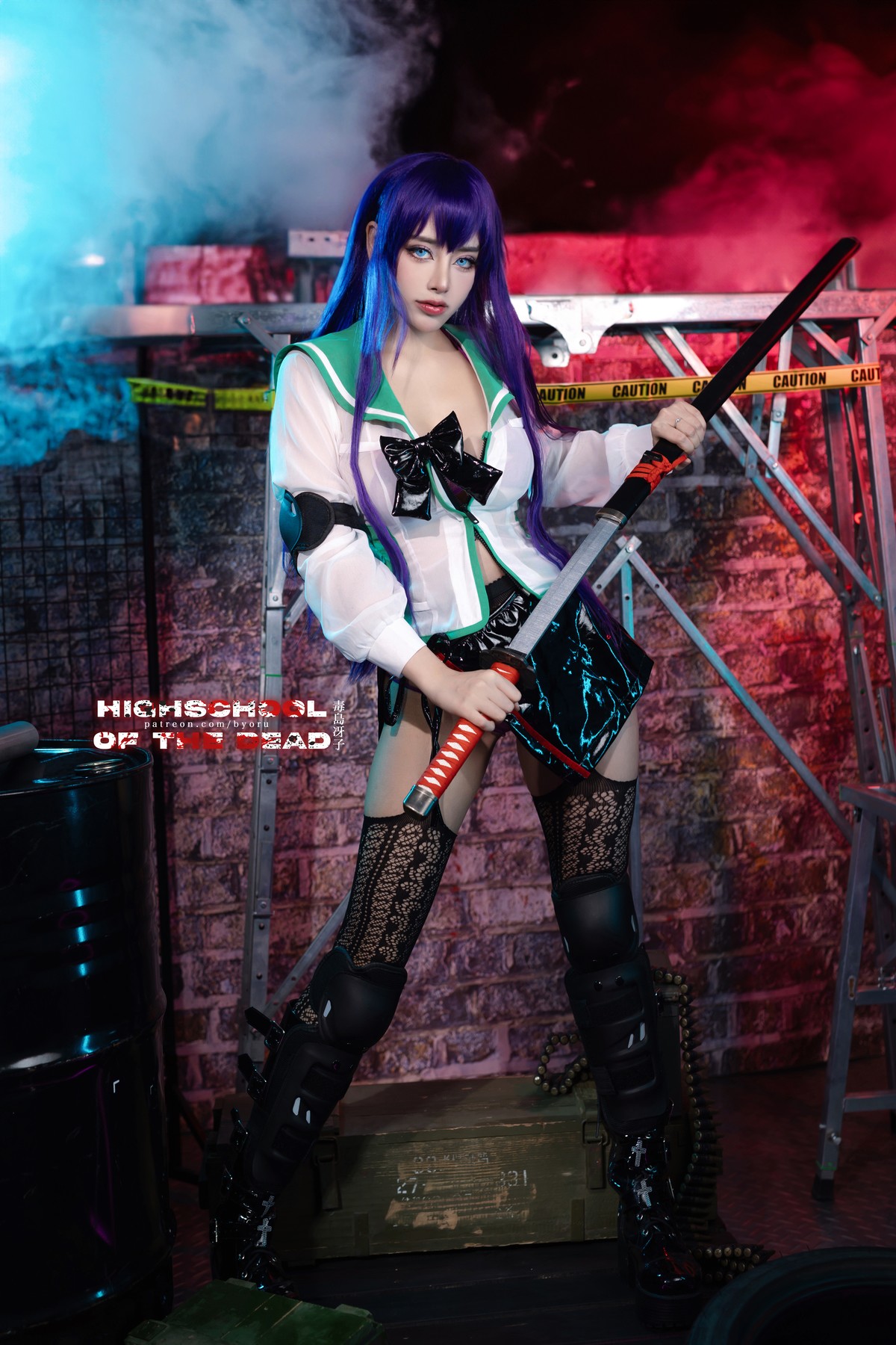 Cosplay 日本性感萝莉Byoru Saeko Busujima