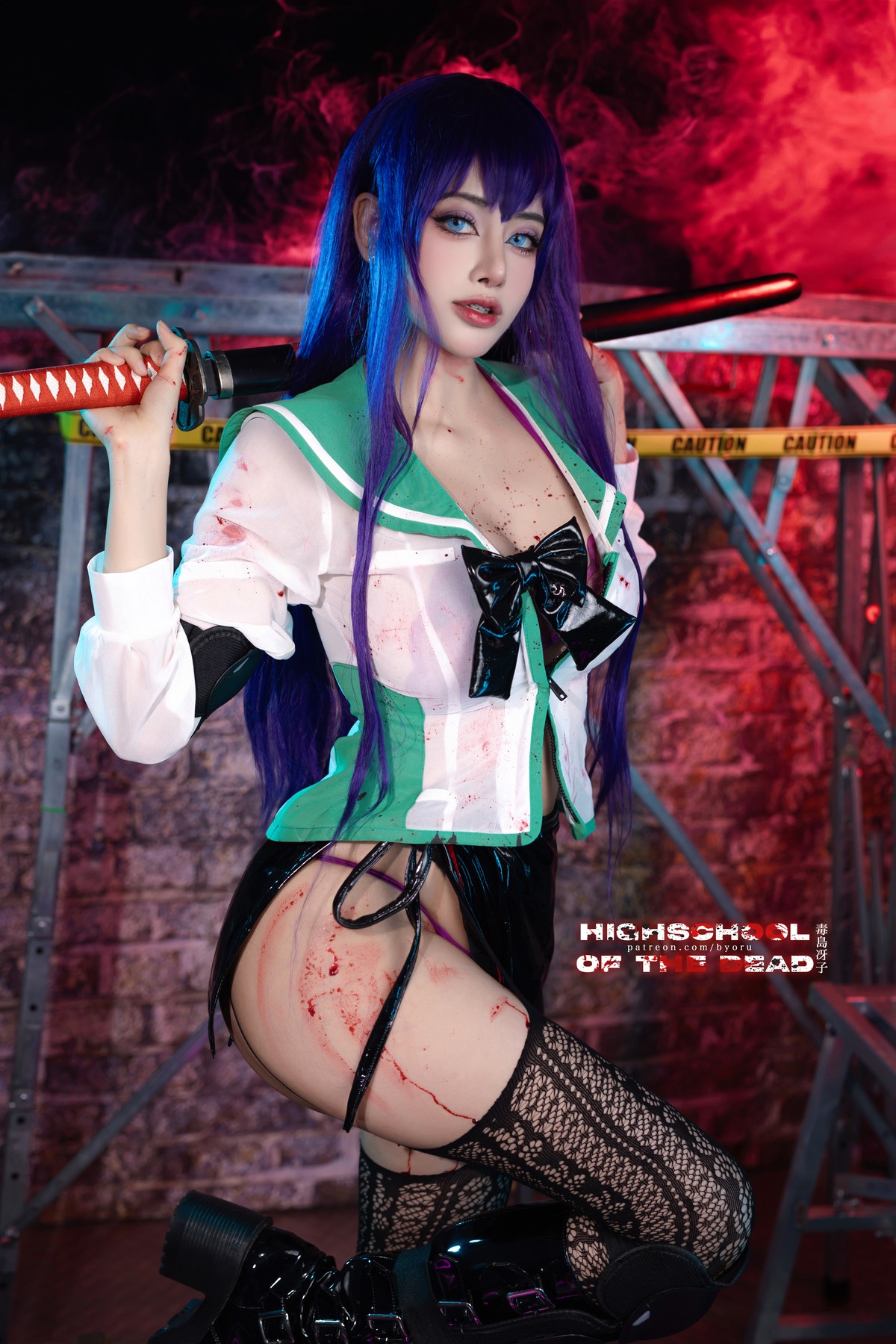 Cosplay 日本性感萝莉Byoru Saeko Busujima