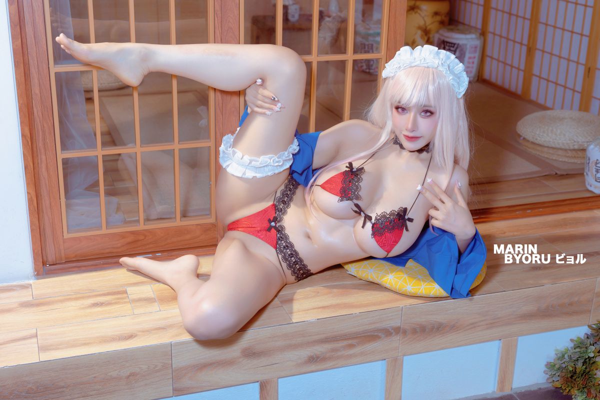 Coser@Byoru Marin Red Lingerie 0002 8003875561.jpg