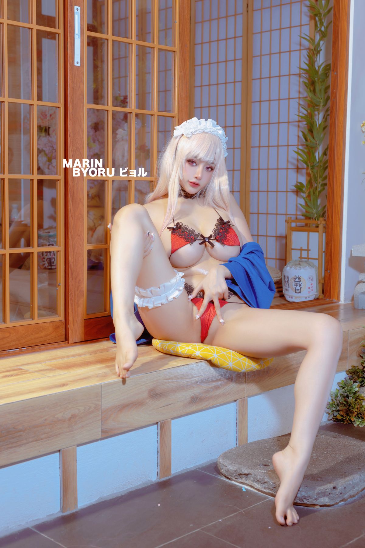 Coser@Byoru Marin Red Lingerie 0038 2860610243.jpg